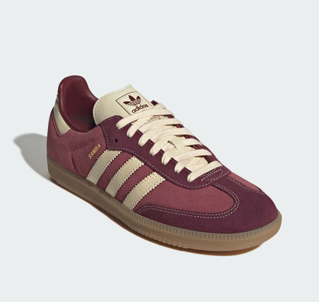 adidas Samba OG - Burgundy / Cream White / Gum