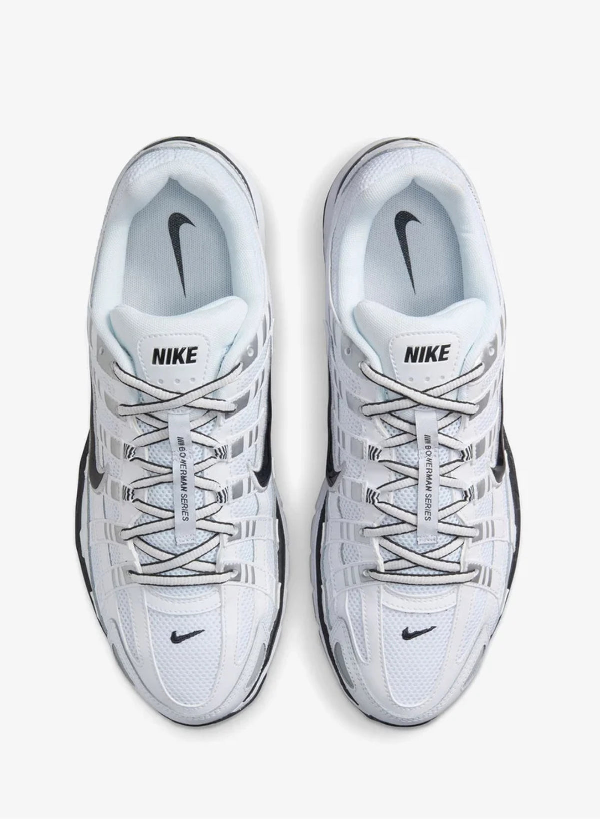 Nike P-6000 - White Metallic Silver - Light Gray