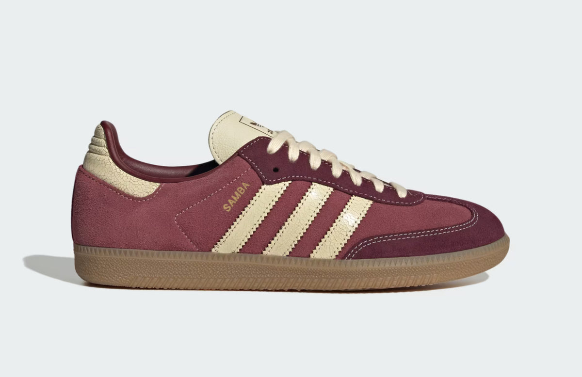 adidas Samba OG - Burgundy / Cream White / Gum