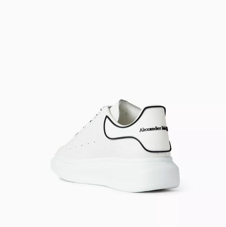 Alexander McQueen Oversized Sneaker - White / Black Lines