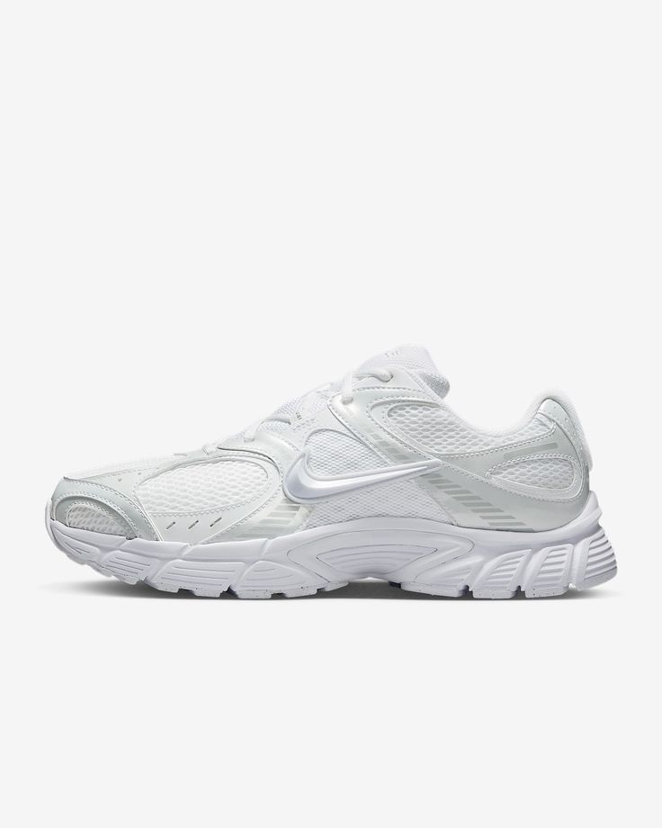 Nike V5 RNR White Black Metallic Silver sneakers - side profile