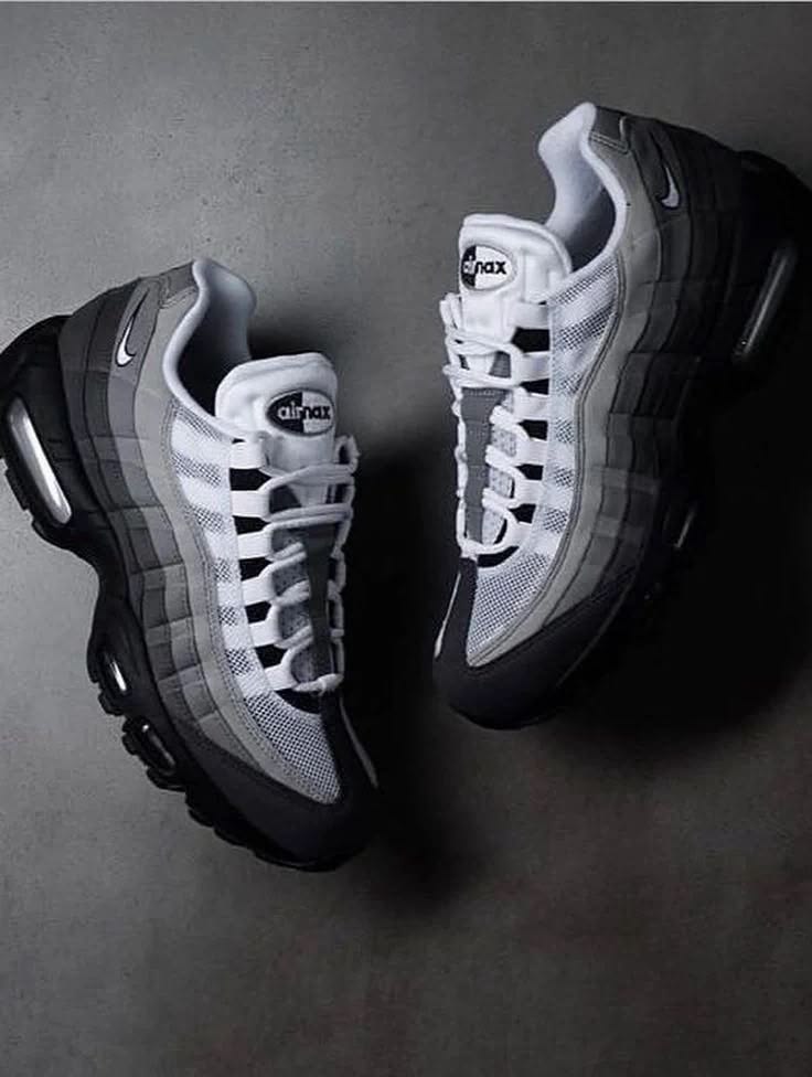 Nike Air Max 95 OG Big Bubble Granite sneakers - top-down view